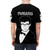 Retro metal-inspired graphic T-shirt featuring a design inspired by comedy legend Rick Moranis - men back