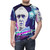Retro vaporwave graphic t-shirt featuring the Henry De Lesquen inspired design by Yugissou - men front
