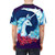 Enchanting moonlight unicorn t-shirt with blue butterflies and floral elements - men back