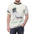 A trendy t-shirt featuring a cute, sassy pigeon or "birb" graphic design - men front