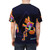 Customizable t-shirt featuring an anthropomorphic fox character in a virtual convention setting - men back