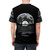 Celestial-inspired t-shirt featuring a graphic design with musical and space-themed elements. - men back