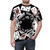 Enchanting t-shirt design featuring falling playing cards in a stylized, whimsical pattern. - men front