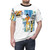 Galaxy print t-shirt featuring a moon safari design - men front