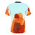 Vibrant fall-themed AOP t-shirt featuring popular characters - Back