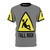 Graphic tee featuring a "Fall Risk" design with an attention-grabbing yet stylish look