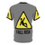 Graphic tee featuring a "Fall Risk" design with an attention-grabbing yet stylish look - Back