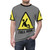 Graphic tee featuring a "Fall Risk" design with an attention-grabbing yet stylish look - men front