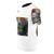 Colorful illustration of a tranquil rural landscape on a t-shirt - men left
