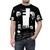 Autumn-themed post-punk inspired t-shirt with dark, alternative graphics - men front