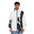Hawkmoon Black and White Feathers Puffer Jacket for Destiny and Destiny 2 Players - men front
