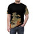 Graphic t-shirt featuring a stylized portrait of Angela Davis, a prominent civil rights activist and scholar - men front