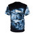 Retro sci-fi t-shirt with a moon and space age graphic - Back