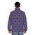 Disney Haunted Mansion Wallpaper Tile Puffer Jacket - men back