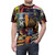 Vintage-style t-shirt featuring a classic horror movie skull design - men front
