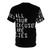 Motivational "All Your Excuses Are Lies" AOP T-Shirt - Back