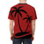 Model wearing a vibrant t-shirt featuring a colorful coconut tree design, perfect for summer beach days and tropical getaways. - men back
