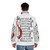 Princess Bride inspired puffer jacket with sports design - men back