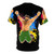 Stylish t-shirt featuring a vibrant summer design with a playful bobo bear illustration - Back