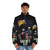 Stephen King Salem's Lot inspired puffer jacket with horror and supernatural motifs - men front