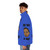 Stephen A Smith "Stay Off The Weed" puffer jacket with basketball and sports motifs - men side left