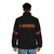 Steins Gate Divergence Meter Anime Puffer Jacket - men back
