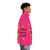 Happy Shadow Thoughts Motivational Puffer Jacket with inspiring quote - men side right