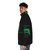 Dark academia puffer jacket for horror podcast fans - men side left