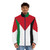 Palestinian puffer jacket with the flag of the State of Palestine - men front
