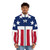 Stars and stripes puffer jacket with "Firestarter" tribute to The Prodigy - men front