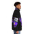 Starry panda bubble tea sapphire witch puffer jacket - men side right