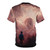 Sci-Fi Inspired "Stranger Universe and Clouds of Chaos" T-shirt with Stranger Things Inspired Graphic - Back