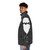 Halloween Tuxedo Puffer Jacket with Skeleton Design - men side left
