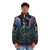 Stranger Things-inspired puffer jacket with Upside Down design - men front