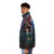 Stranger Things-inspired puffer jacket with Upside Down design - men side left