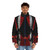 Mass Effect Commander Shepard Puffer Jacket with sci-fi and military design - men front