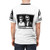 Cleopatrick band-inspired black and white portrait art t-shirt design - men back