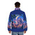 Starcastle Citadel Puffer Jacket featuring retro psychedelic art and progressive rock design - men back
