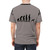 T-shirt featuring an evolutionary dog design - men back