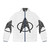 Star Trek Space The Final Frontier themed black puffer jacket