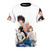 Anime-inspired t-shirt design featuring characters from the Magical Index series