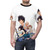 Anime-inspired t-shirt design featuring characters from the Magical Index series - men front