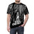 Frightening t-shirt design featuring the Evil Dead movie logo and imagery - men front