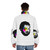 Stanley Kubrick inspired CMYK puffer jacket featuring iconic director's portrait - men back