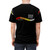 Retro 808 state inspired t-shirt with pacific state graphic design - men back