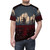1980s sci-fi horror inspired t-shirt with Stranger Things-style design - men front