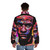 Huey P Newton Puffer Jacket featuring a portrait of the African American political activist and revolutionary - men back