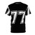 Custom printed Number 77 sports jersey t-shirt