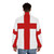 A stylish puffer jacket featuring the iconic St George's Cross, perfect for England supporters. - men back