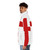 A stylish puffer jacket featuring the iconic St George's Cross, perfect for England supporters. - men side left